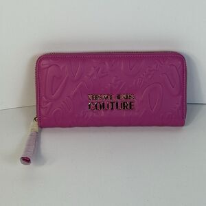 Versace Jeans Couture wallet HOT PINK NWOT